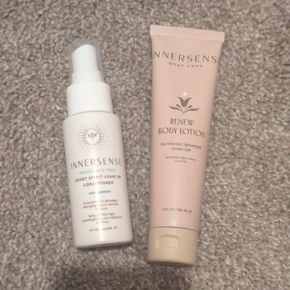 Innersense Leave In Conditioner and Body Lotion Travel Set